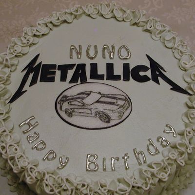 Metallica Birthday Cake