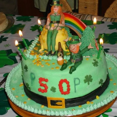 Crock Of Gold At End Of Rainbow