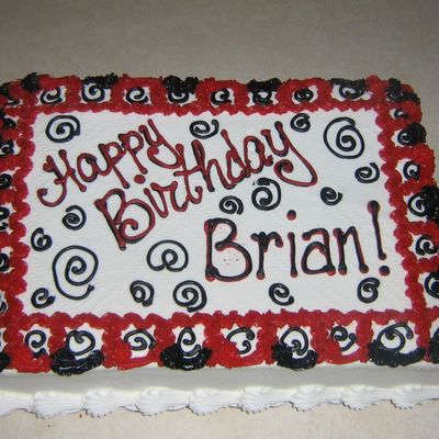 Red & Black Birthday