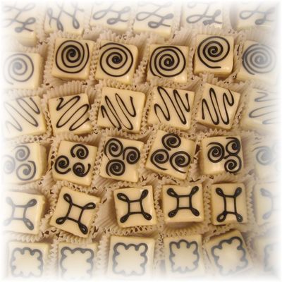 Black And White Petit Fours