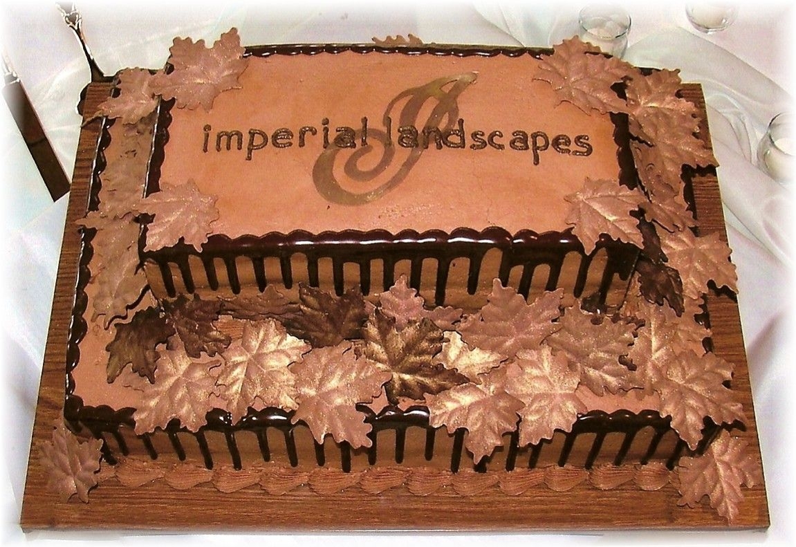 Fall Leaves Groom's Cake