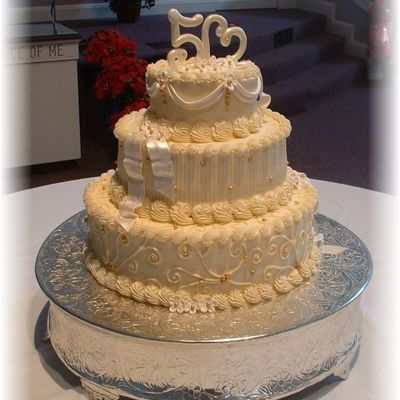 Phillips' 50Th Anniversary Cake