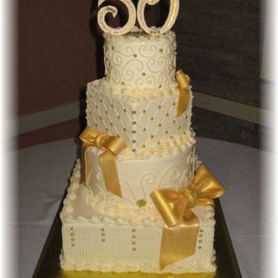 50Th Anniversary Cake