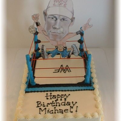 John Cena Wrestling Cake