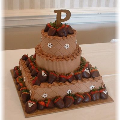 Soccer Themed Groom's Cake