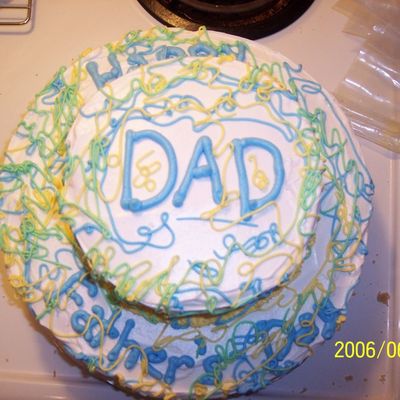 A Last Minute And Very Quick Father's Day Cake