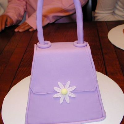 Purple Purse Cake