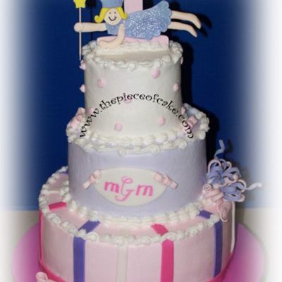 Monogram Princess Cake