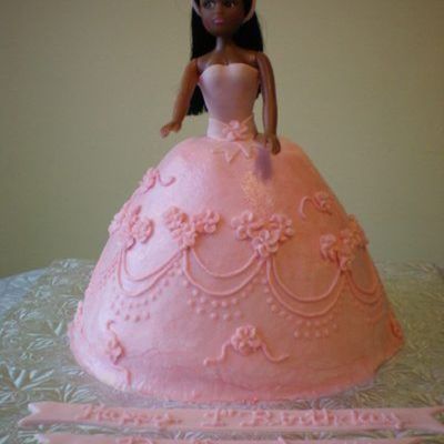 Pink Doll Cake