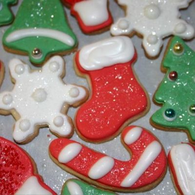 Fondant Cut-Out Sugar Cookies