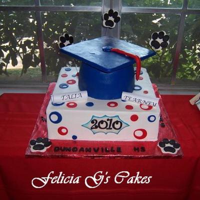 Blue And Red Graduation