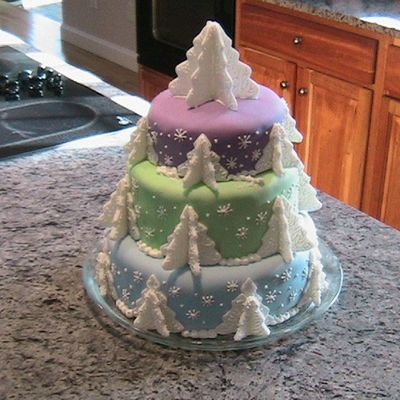 Wilton Christmas Cake
