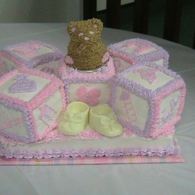 Baby Block Cake