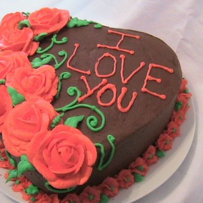 Valentine's Heart Cake