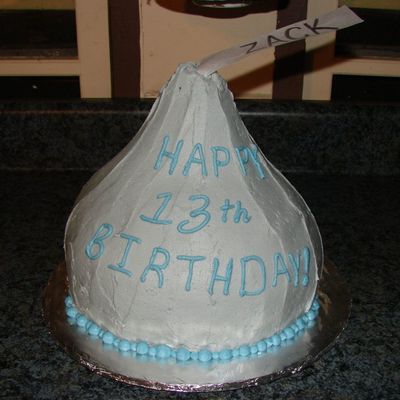 Zack's Hershey Kiss Cake
