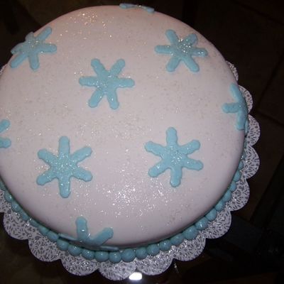Snow Flake Cake