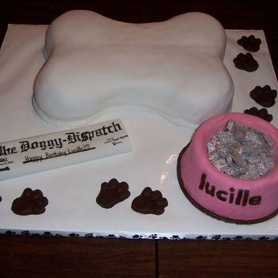 Dog's Birthday Cake