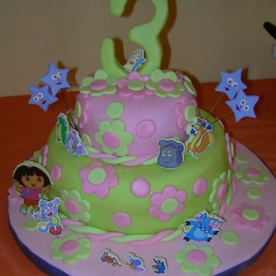 Dora Birthday Cake