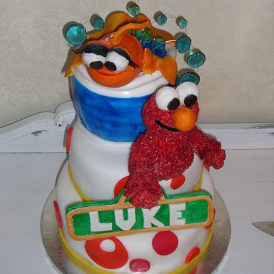 Elmo Cake