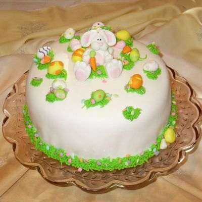 Easter Bunny And Eggs