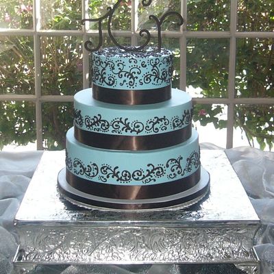 Blue & Chocolate Wedding