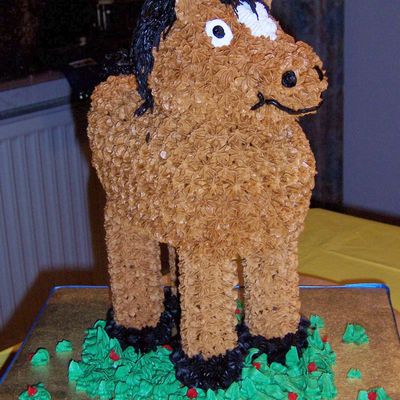 3D Standing Horse