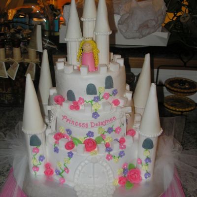 Princess Castle Cake