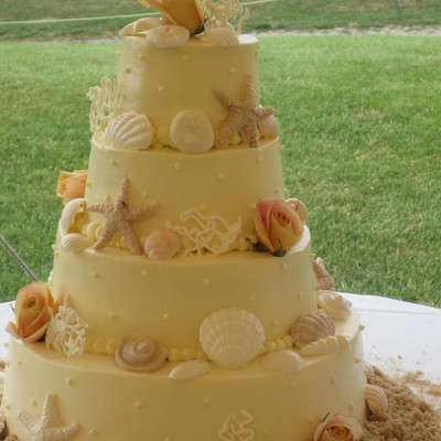 Seashell Wedding Cake