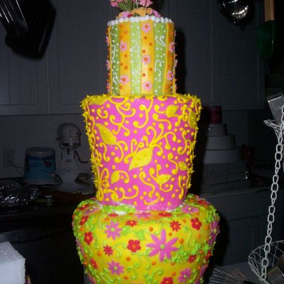 Flower Pot Cake