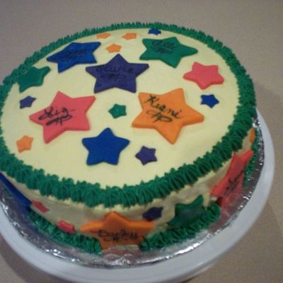 Colorguard Cake