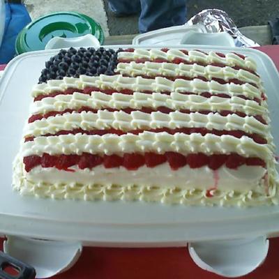Flag Cake