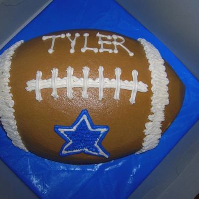 Dallas Cowboys Football Cake