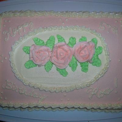 Rose Birthday Cake
