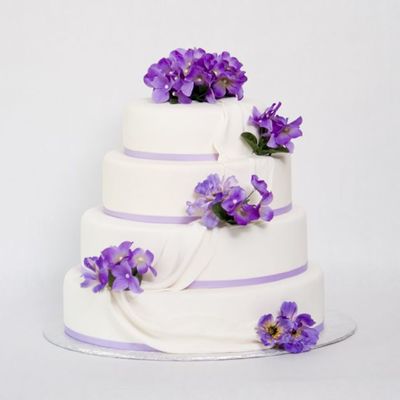 Purple Wedding Cake