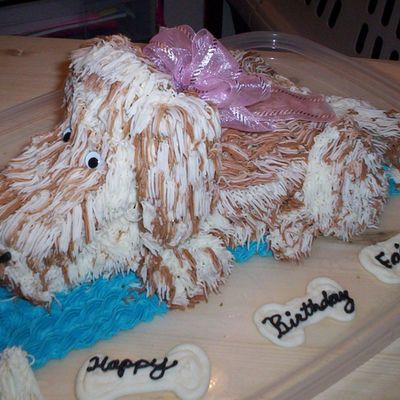 3D Puppy Cake