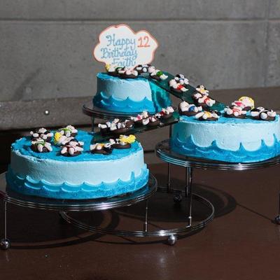 My Daughters 12Th B-Day Pool Cake