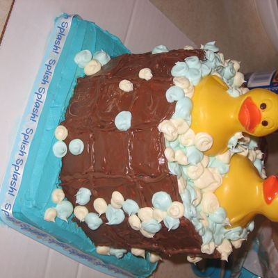 Duck Shower Cake