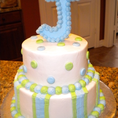 Blue&green Baby Shower