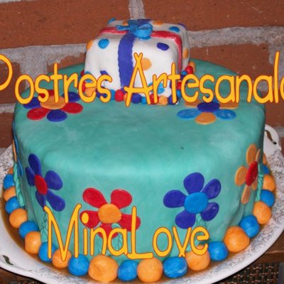 Cake Box And Flowers