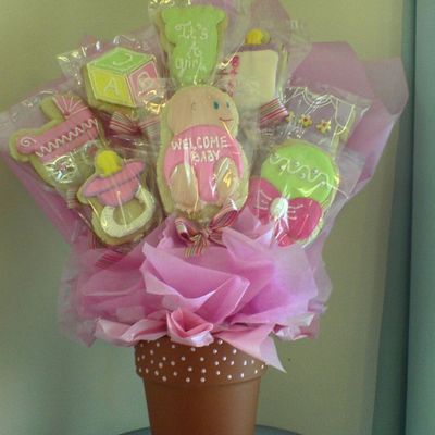 Baby Shower Cookie Bouquet
