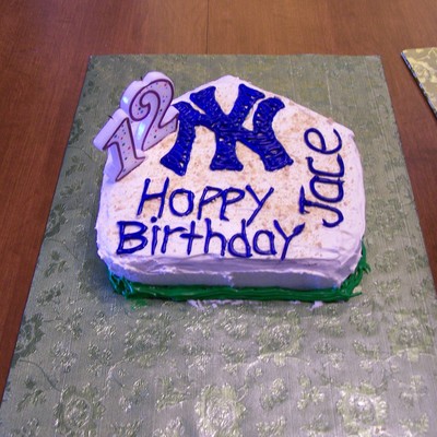 Baseball Birthday Cake