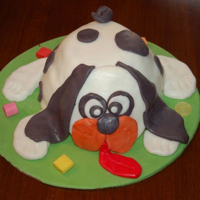 Fondant Dog Cake