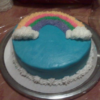 Rain Bow Cake - Wilton Course 1