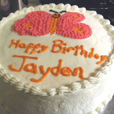 Butterfly Birthday Cake