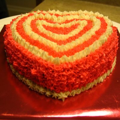 Small Heart Cake