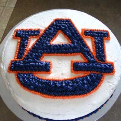 Auburn Football Birthday Cake