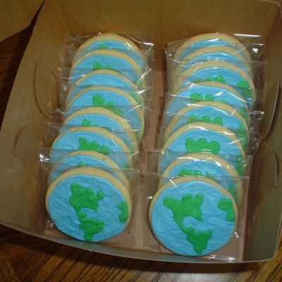Planet Earth Cookies