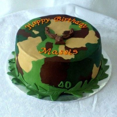 Camoflauge Hunting Cake