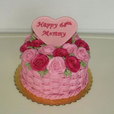 Victorian Rose Basket