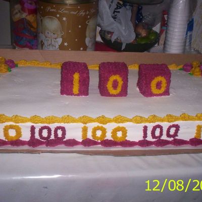 100Th Birthday Cake